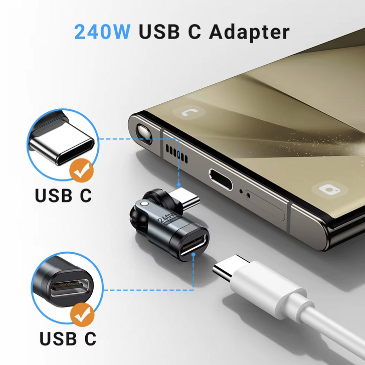 60_60sec's tweet image. Say Goodbye to Broken Cables! 180° Rotating 240W Adapter 🔄🔌
#FastCharging
#USBAdapter
#CableProtection 🔌🔄⚡