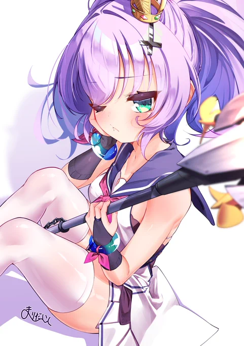 むすっとジャベリン #アズールレーン
