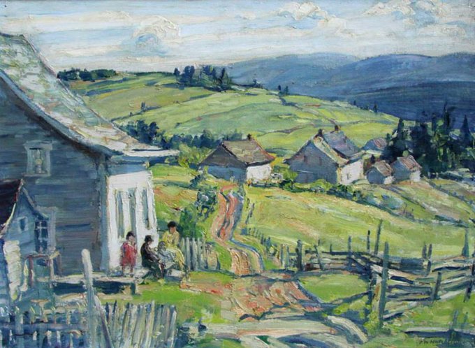 En attendant le printemps 
Baie-Saint-Paul
Frederick William Hutchison (1871 - 1953)