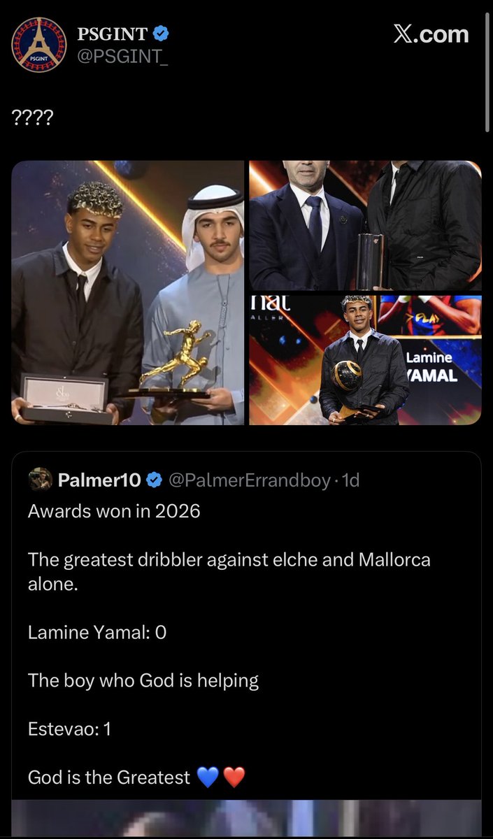 barca_prpgnd's tweet photo. Funny seeing the accounts that 💩 on Barca the most start acknowledging the Yamal for how good he is (and Barca football in general). Love to see it https://t.co/jsquTycqDx