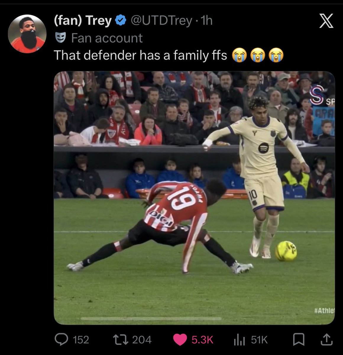 barca_prpgnd's tweet photo. Funny seeing the accounts that 💩 on Barca the most start acknowledging the Yamal for how good he is (and Barca football in general). Love to see it https://t.co/jsquTycqDx
