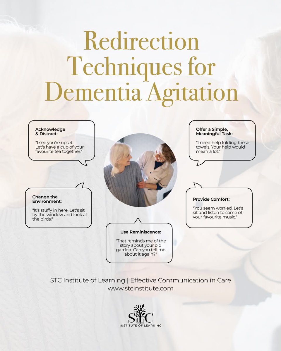 okaysalmagic's tweet image. Redirection is an art form in dementia care. 

📱 Contact us on WhatsApp: +65 8894 4045
🌐 Become certified: stcinstitute.com 

#firstaid #dementiacommunication #redirection #caregiverskills #compassionatecare #stcinstitute
 #lifesavingskills #stcinstitute #singapore