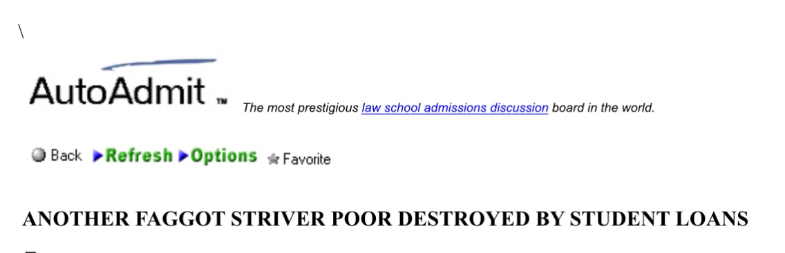 AutoAdmit tweet media