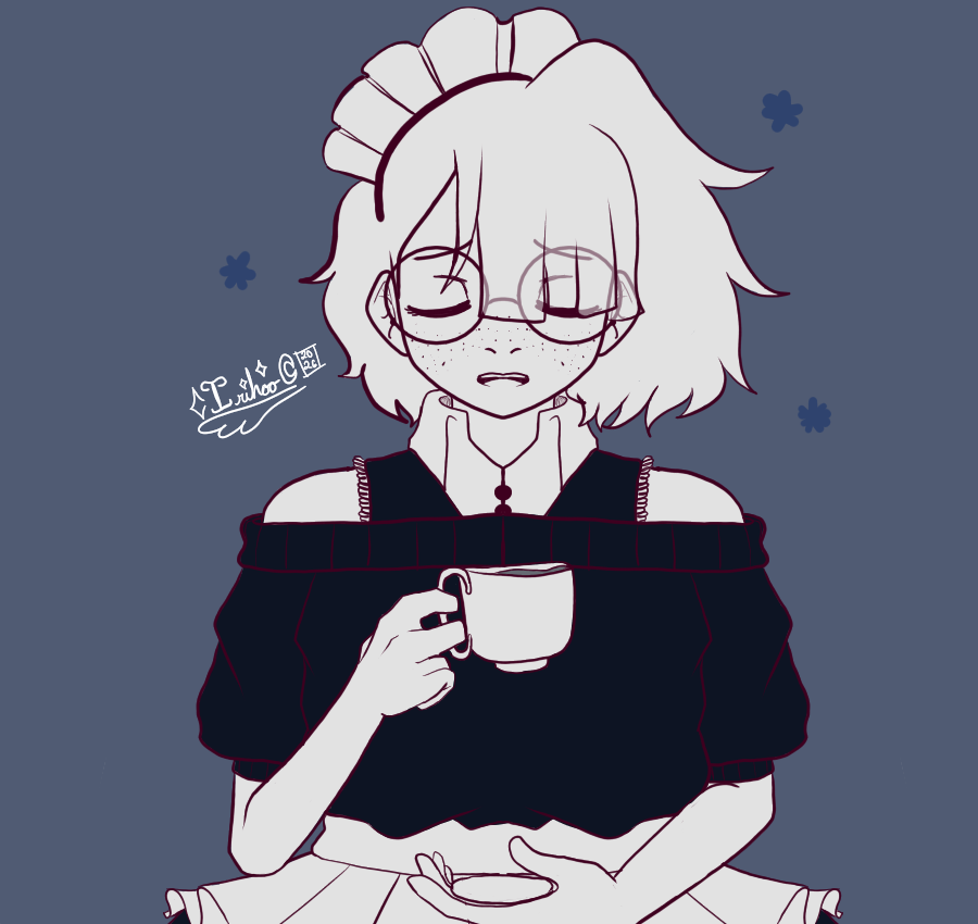 _Irihoo_'s tweet photo. @njt4029 They looked nervous so I gave them some tea. I hope they feel chill afterwards. :) https://t.co/4lWldKtIYR