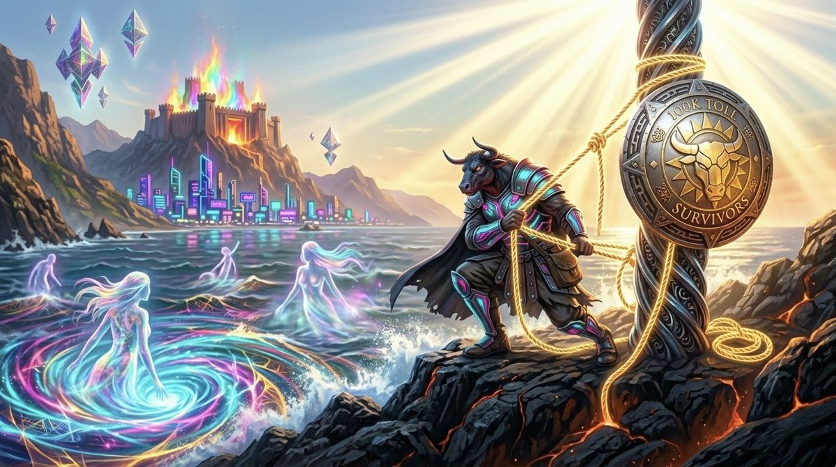 sunbullsol's tweet photo. The Sirens always sing the loudest the night before the gates open. They want you to drop your heavy iron for a fleeting thrill. #SIRENSCALL

Secure the 100k shield. 5,000,000 drops tomorrow. The architects survive the song. $SUNBULL https://t.co/YC1fxMLxfF