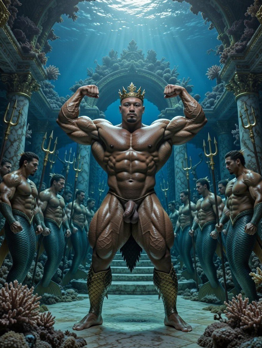 musclemonsterff's tweet photo. Massive-muscled fuckboy king gone feral — raging cock-throbbing lust taking over, veins popping, ready to destroy everything with raw horny fury 😈🍆💦 https://t.co/qMa0BOejAT