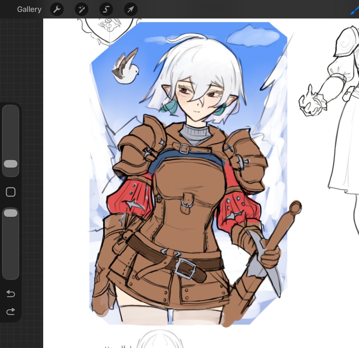 working on a WIP too big for my britches, but i'm in too deep now #staytuned 🫡