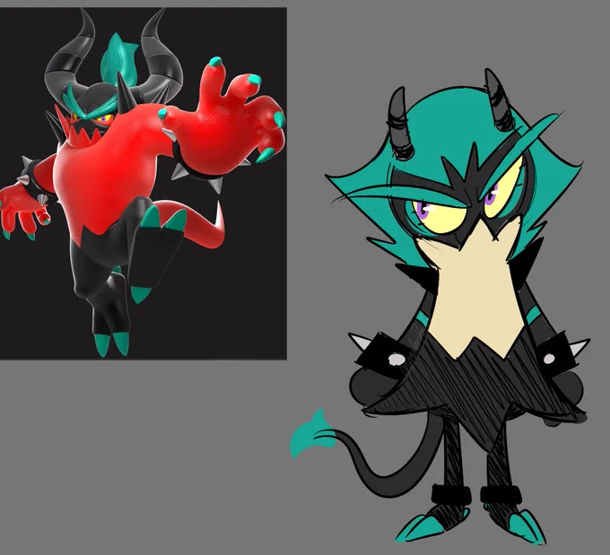 Just doodlin' around and made a fankid for Zavok and Ziya. Girl I'm sorry, ya gotcher daddy's brows. Thought of a teenage design for her. Her name is Zilla (yes, like Godzilla, heheh). #SonicTheHedgehog #sonicfanart #fankid