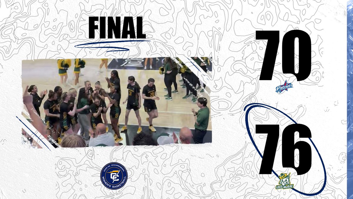 ConfCarolinas's tweet photo. There's an upset as @lmcbobcats win Game 1 of the women's semifinal and advance to the championship game tomorrow at 4 pm in Spartanburg, SC. https://t.co/KRwFKBIkXf