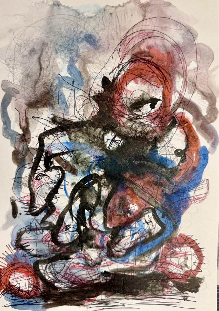 RonanCahill15's tweet photo. Some #experimentaldrawing in my #abstractsketchbook tonight... #kunst https://t.co/lnemu81dt0