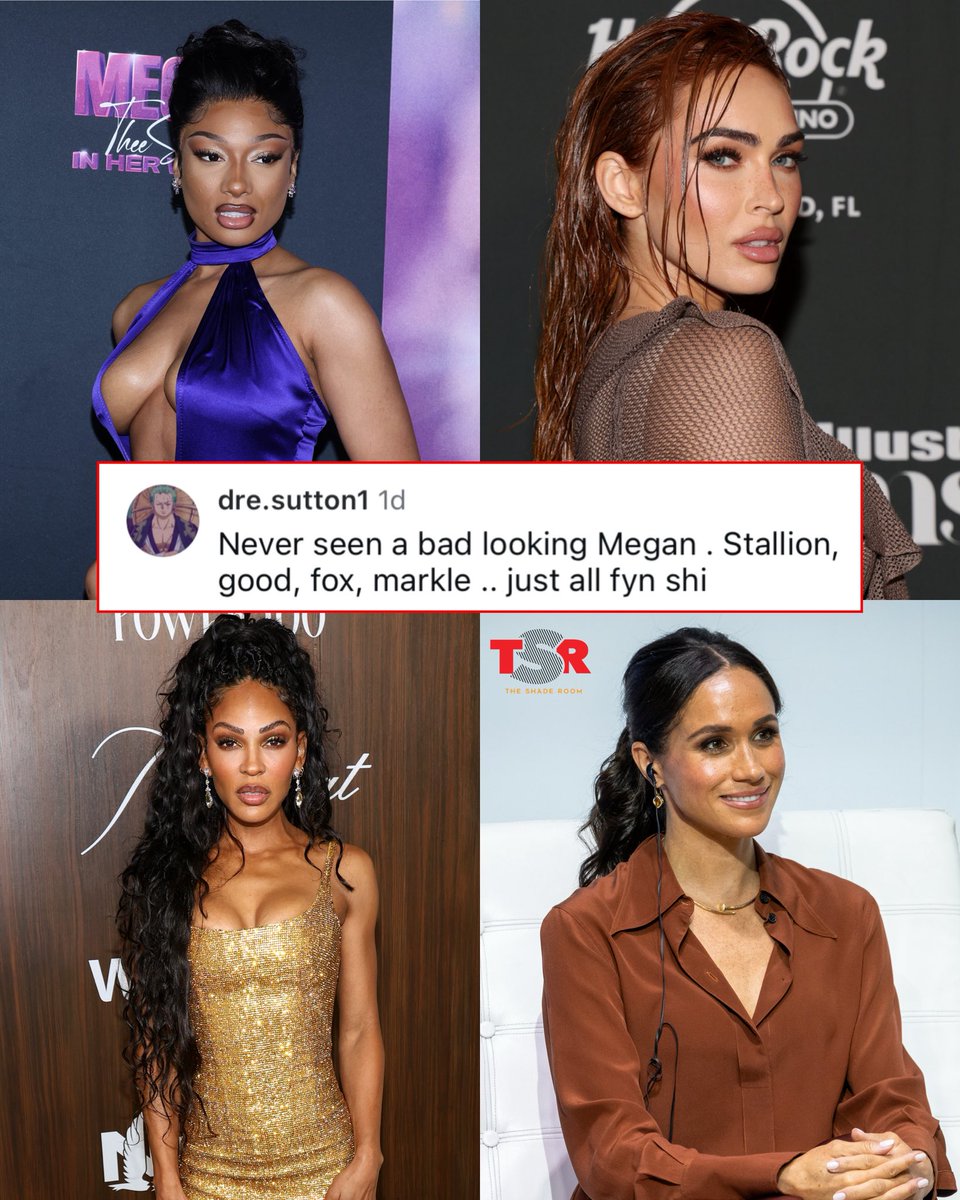 TheShadeRoom's tweet photo. Wellllll, now that y’all mention it! 😅👀 The “Megans” sure are taking it, boo! 😍 

(📸: @gettyimages) ✍🏾: #TSRStaffLG https://t.co/lMTMVSZUH2