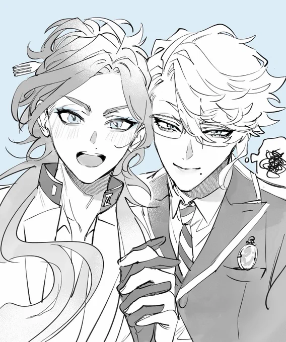 🍴+🐙 ※髪型捏造 