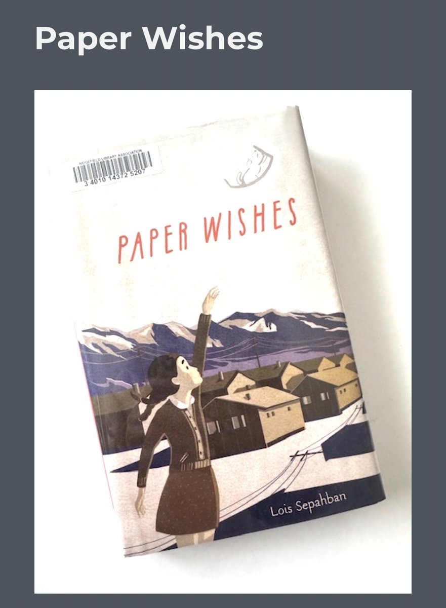 jessicacoffee's tweet photo. Today on the children’s shelf “Paper Wishes” by Lois Sepahban https://t.co/mrQEtYJyrE https://t.co/2aI2bySkfQ