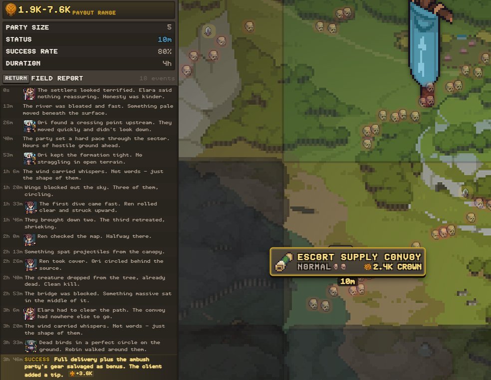 die erste quest ist so gut wie durch. Wir gehen mit einem plus an $CROWN raus!! Dann suchen wir uns schon mal die nächste #Quest in #Huntertales