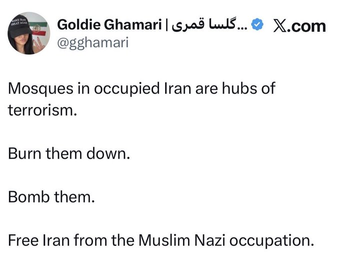 Now we have a former Canadian politician advocating for EVEN MORE war crimes in Iran.

This is why I'm done with Conservatives.

These people have lost their souls.