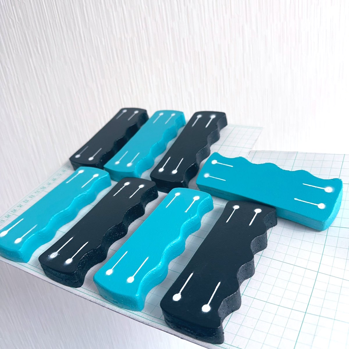 mocchan_41's tweet image. COS造形

流石に8個も造ると圧巻
 #WT