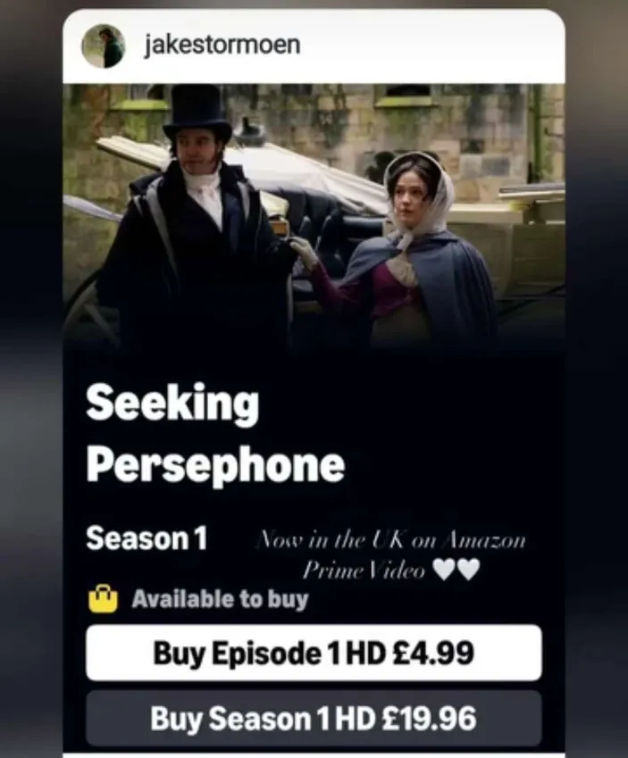 SueOestmann's tweet photo. Hey friends, #SeekingPersephone is now available in the UK on #AmazonPrimeVideo. Starring @RyannWawro @JakeStormoen @IamWillKemp @_TobyAlexander https://t.co/xX17jZK4Kr