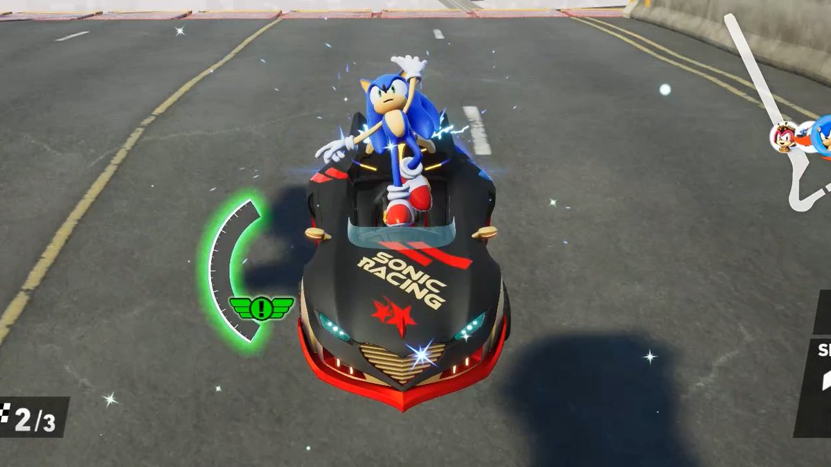was bored so i made a sonic forces themed car