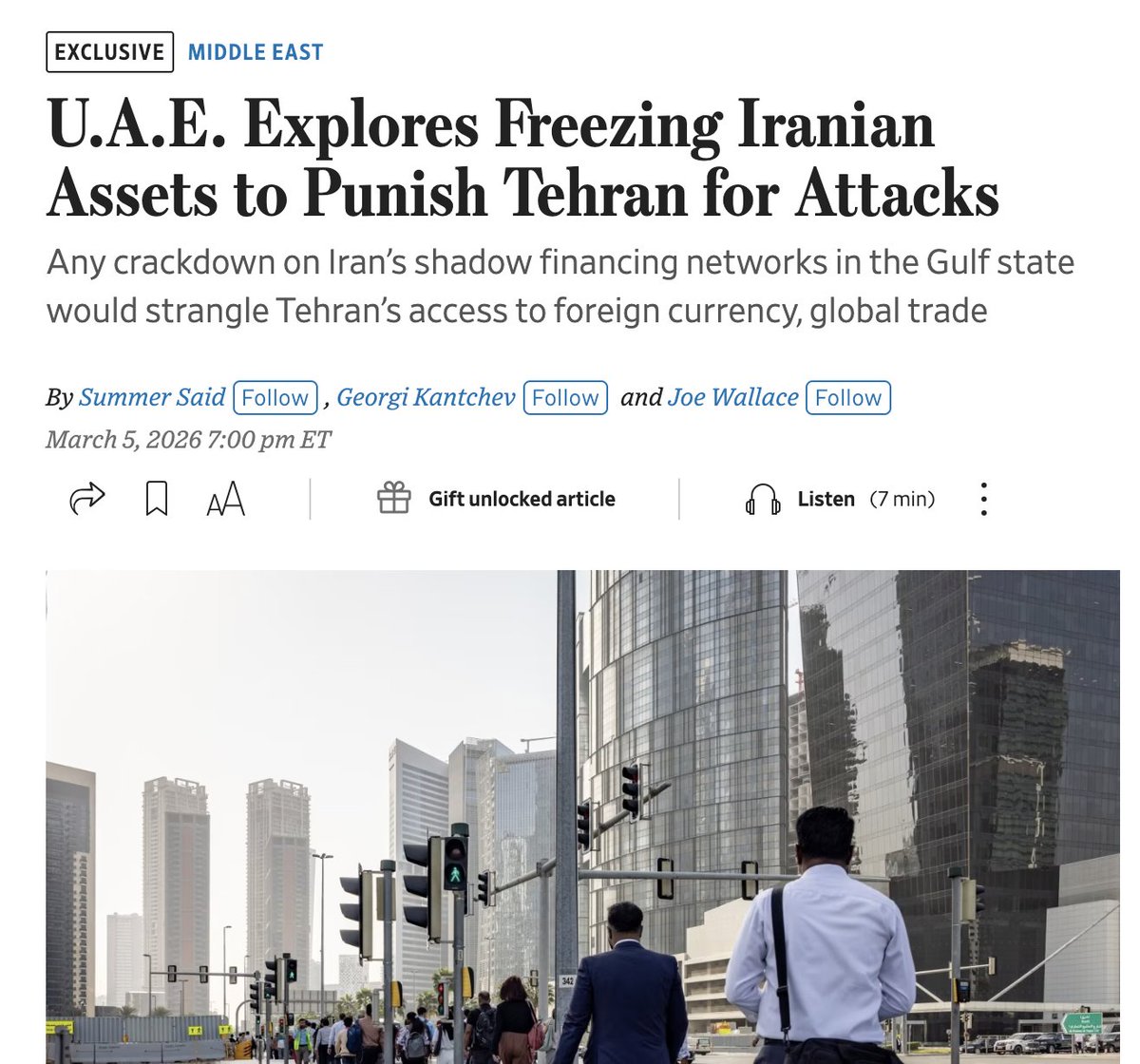 In January, I argued in the Wall Street Journal that the fastest way to hit Iran’s war machine was not another sanction designation, but a strike on its shadow banking system.

Iran survives sanctions through a clandestine financial system that moves oil money through shell