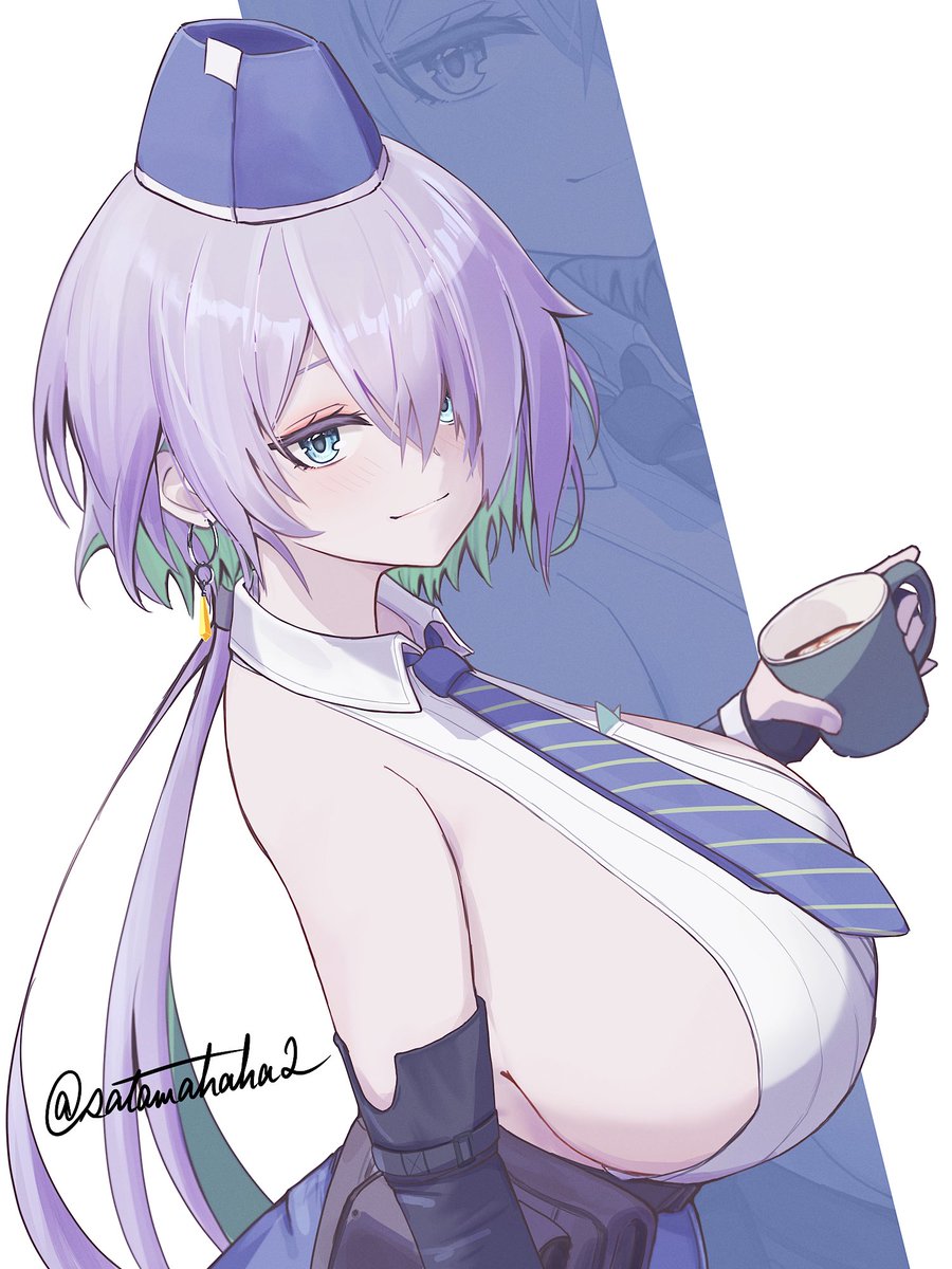 ニケ絵第55弾！ブリッドさん

『指揮官もコーヒー…いかがですか？』

#nikke 
#ブリッド