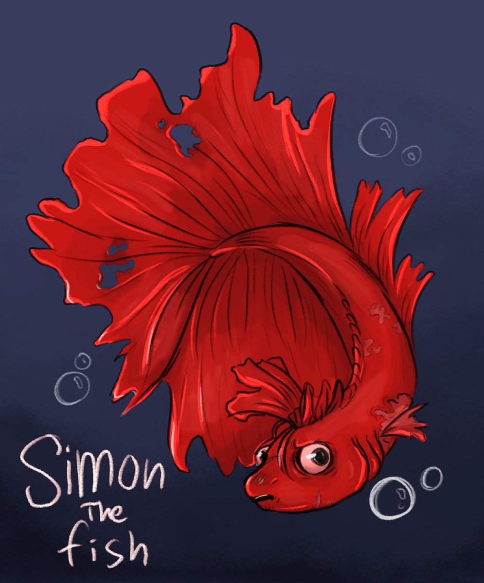 Simon the beta fish! #ironlung #ironlungfanart #markiplier