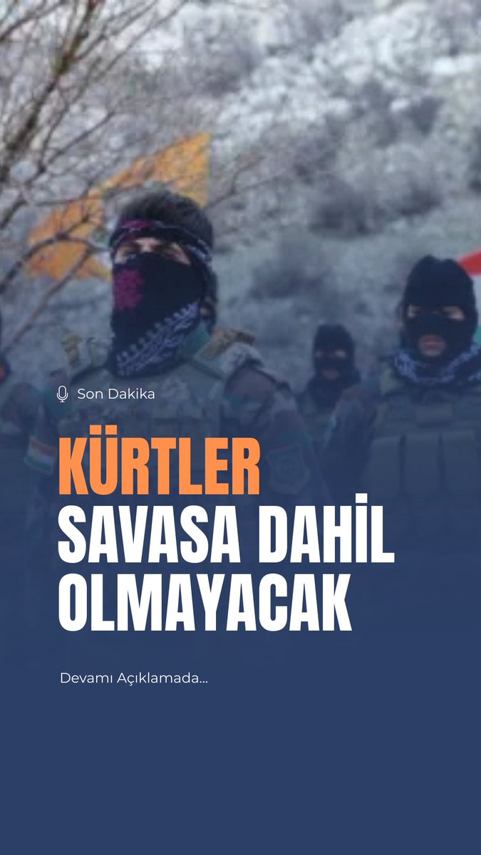 Trump Kürtlerin Savaşa Katılmasını Reddetti
ABD Başkanı Donald Trump, İran ile devam eden savaşta Kürt güçlerinin çatışmaya katılmasını istemediğini açıkladı. Air Force One’da gazetecilere konuşan Trump, Kürt grupların savaşta yer almaya hazı
#haber #sondakika #abd #iran #kürtler