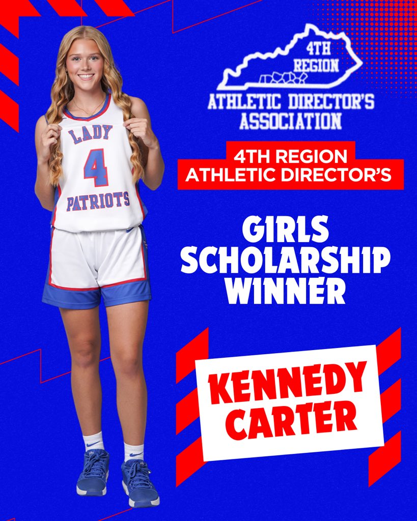 ACSLadyPatBball's tweet photo. 🚨4th Region Athletic Director Association Award🚨

Congratulations to Senior Kennedy Carter for being the 4th Region Athletic Director’s Association Policy Board Scholarship winner for the Region. https://t.co/EA4X1DX1Cj