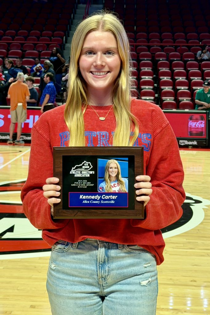ACSLadyPatBball's tweet photo. 🚨4th Region Athletic Director Association Award🚨

Congratulations to Senior Kennedy Carter for being the 4th Region Athletic Director’s Association Policy Board Scholarship winner for the Region. https://t.co/EA4X1DX1Cj