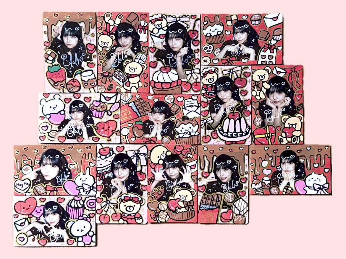 大阪アイドルの バレンタインデコチェキ🍫❤
