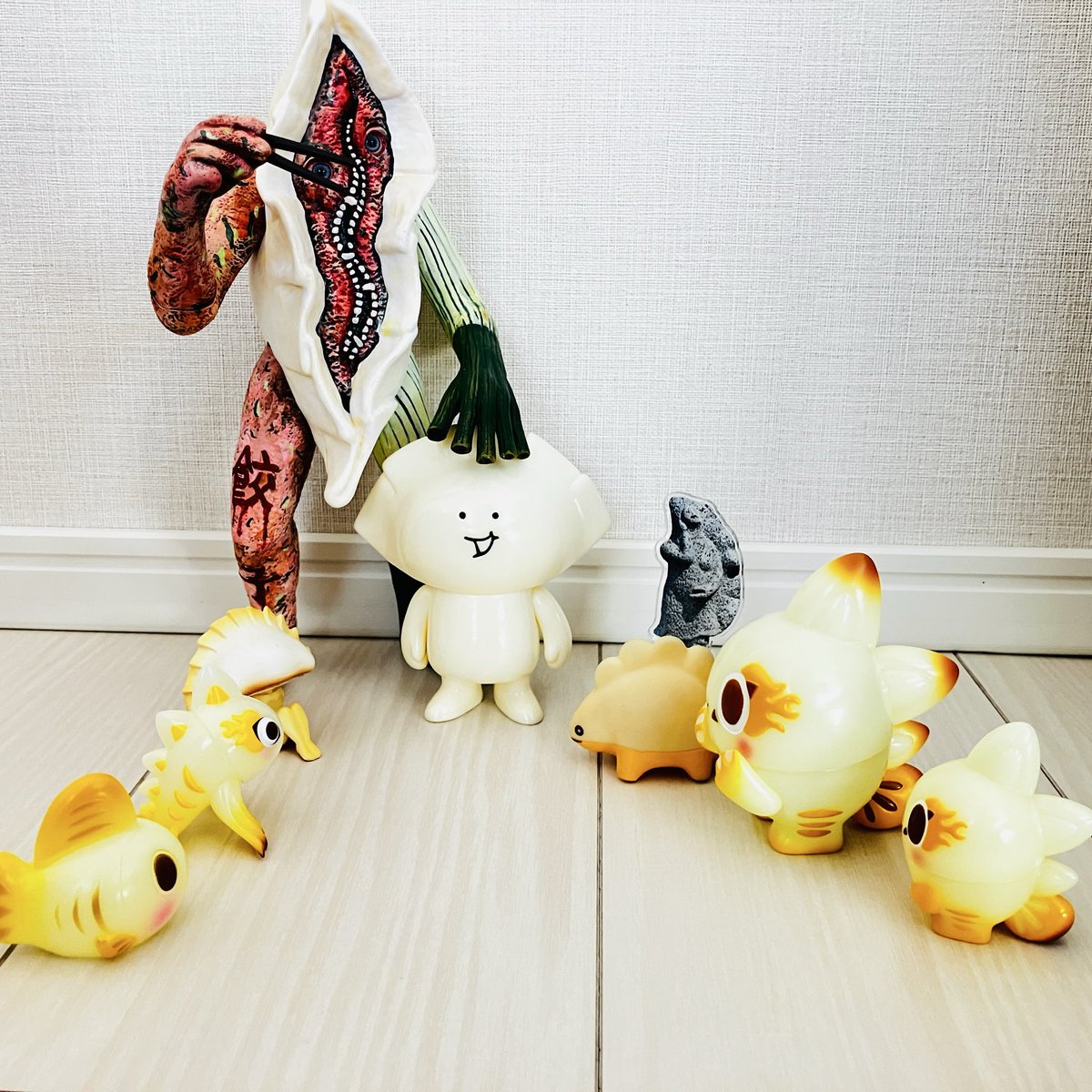 郷土玩具怪獣 イヌハリゴン G.I.D GID 月灯 千葉照紗 p.p.pudding svf