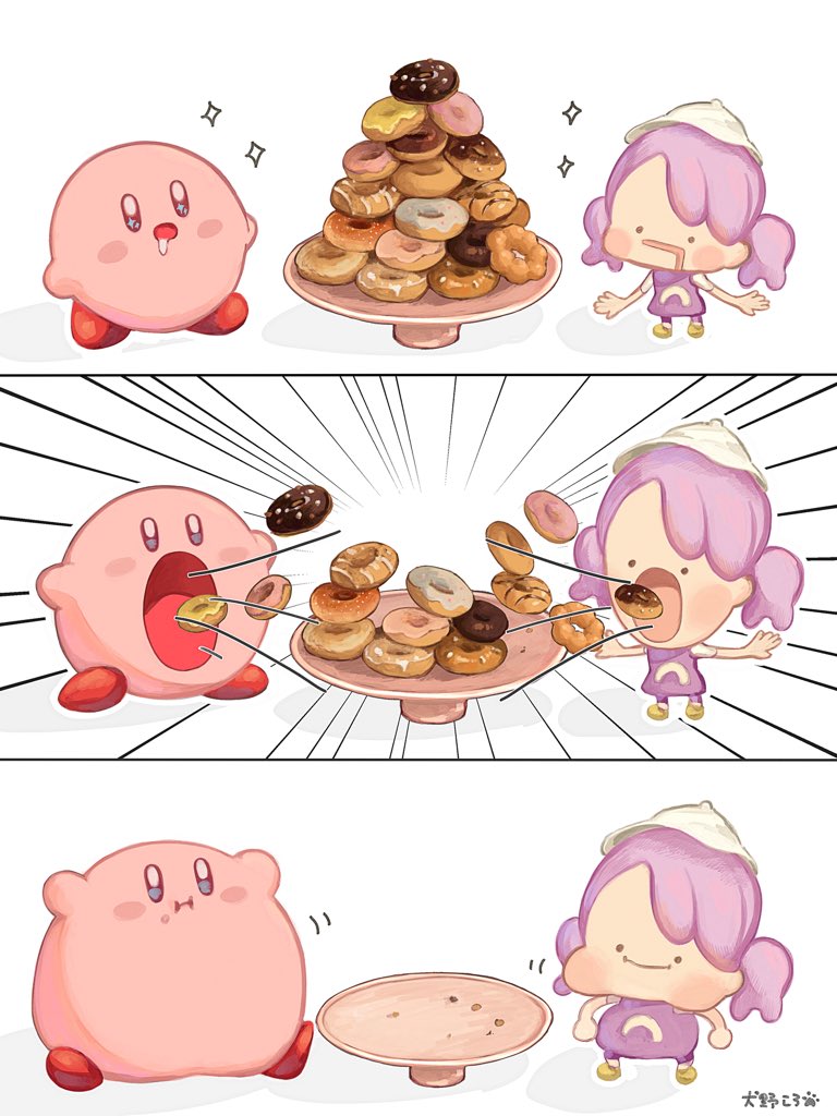 カービィとメタモンのすいこみ…🍩

 #ぽこあポケモン
