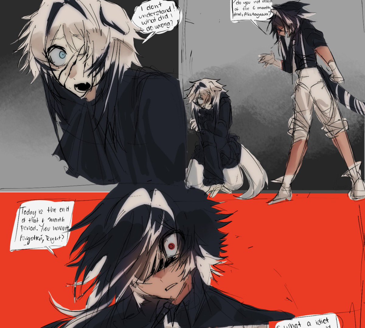 Rather old inv au shenanigans 
(1/2)
#sskk #invsskk