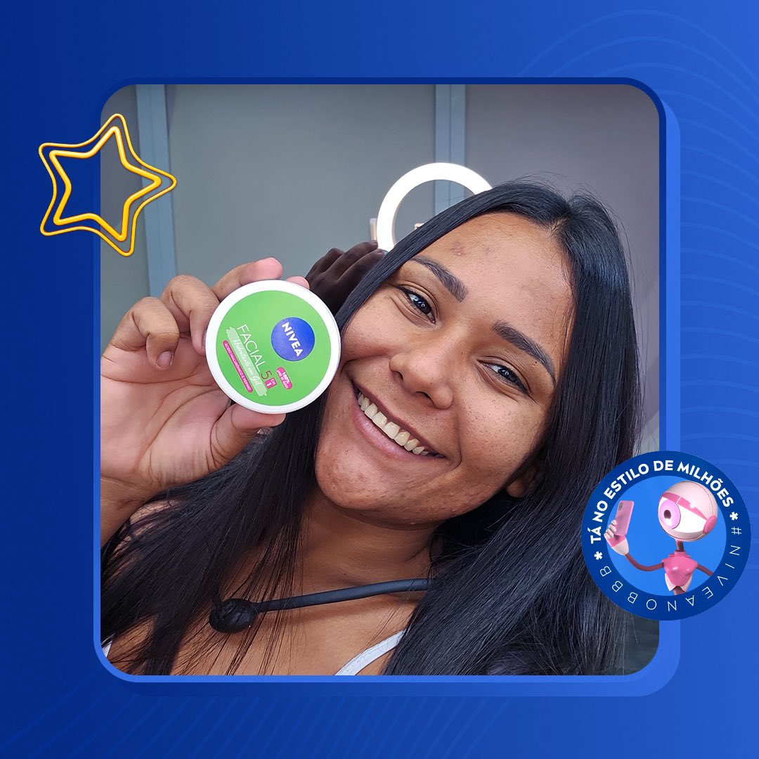 NIVEABRASIL's tweet photo. GRATIDÃO, CHAYCHAY! 
a mulher estourou nas pesquisas e mostrou que tem o carisma de milhões para entregar tudo nos conteúdos. 

cade o #TeamChay aqui comentando #NIVEAnoBBB e #BBB26 para fazer dela a vencedora da noite? https://t.co/T8o1r5It1I