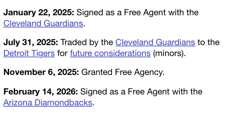GoldyHappens's tweet image. The #DBacks may have 2 rings if Sewald wasn’t on the 23 World Series team + 100% make the playoffs without Pauly Meatballs meltdowns in 24. Gotta suffer through Sewald again in April until he’s out of baseball soon. Was SO BAD in 25, CLE gave him to division rival DET FOR FREE