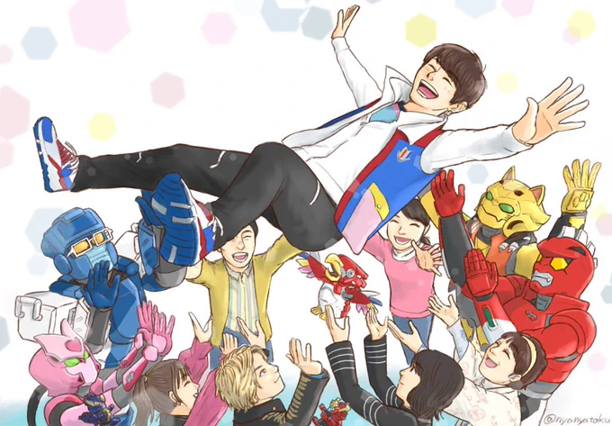 ゼンカイジャー5周年 過去絵でごめんなさい!