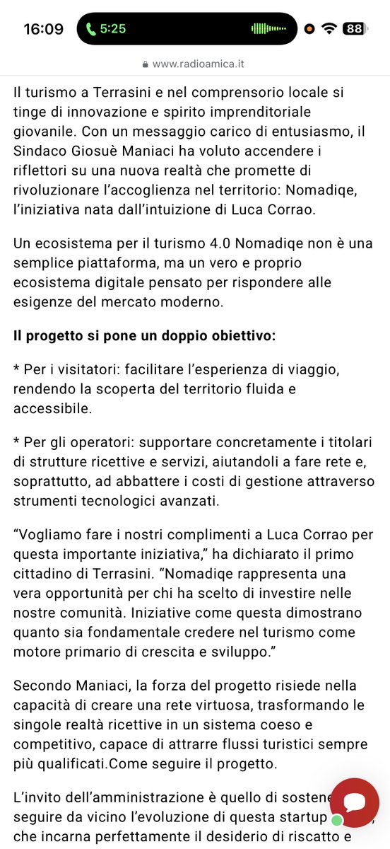 luca_corrao's tweet photo. Il Sindaco e Radio Amica scelgono la visione di Nomadiqe! 🎙️🏛️ Un passo avanti per valorizzare il territorio attraverso l'unione tra Host e Creator, eliminando le commissioni inutili. Il cambiamento è ora 🚀💎 https://t.co/Zcvhvd61iZ @Nomadiqe 
https://t.co/QYkbXIO7l6 https://t.co/cVd2nuSAi5