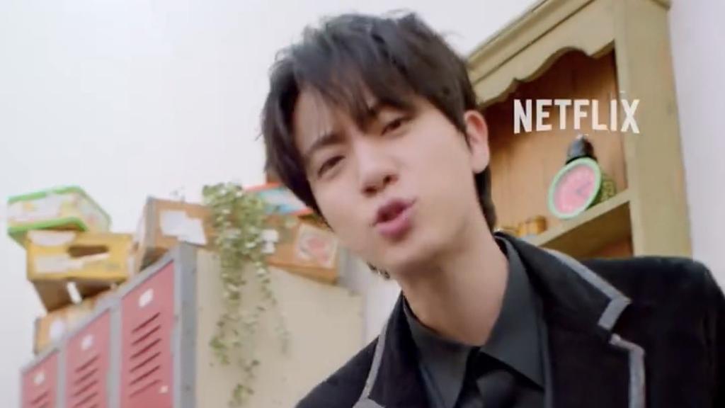 VocalKingKim's tweet photo. #JINonNETFLIX https://t.co/nqhScRxePd