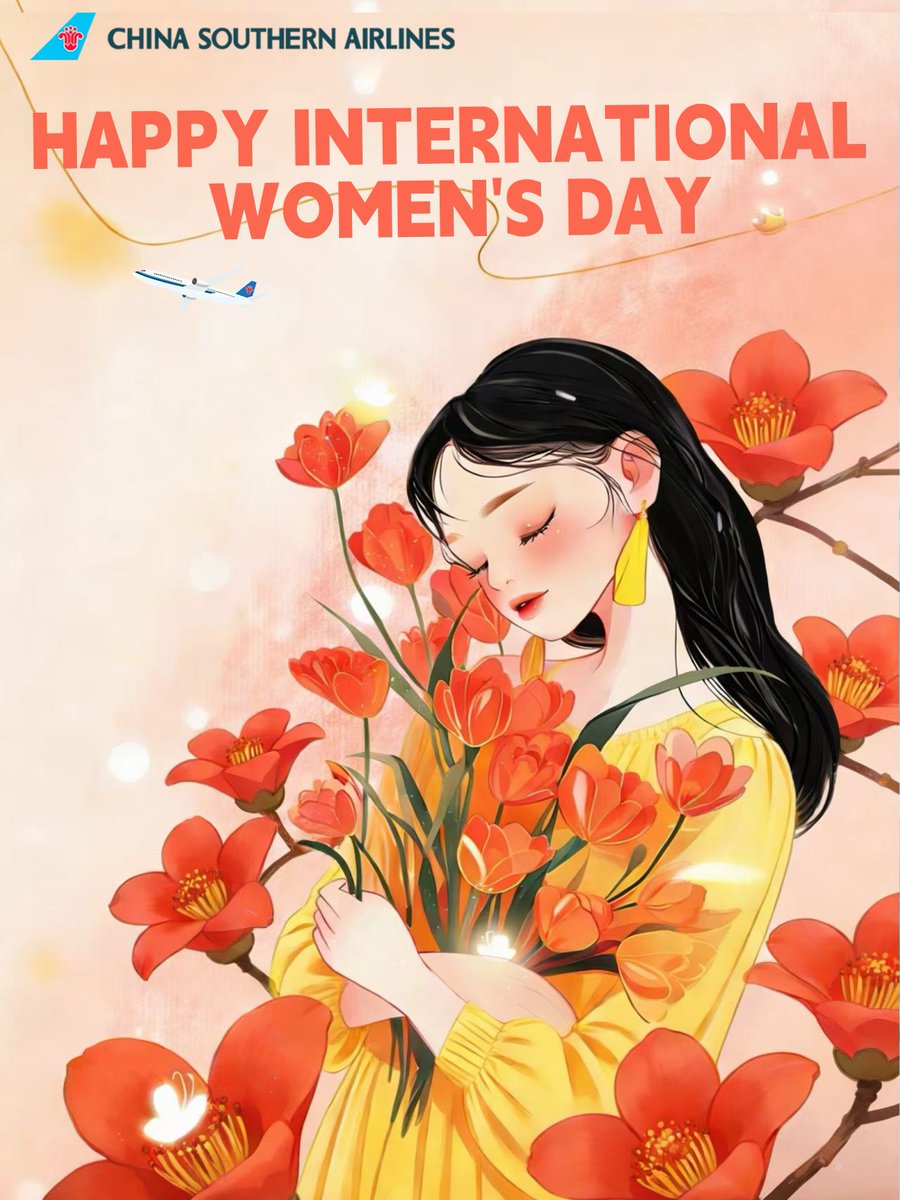 CSAIRGlobal's tweet photo. Happy International Women's Day to all wonderful women in the world!🎉Today, we celebrate your strength, resilience, and extraordinary achievements, and may you continue to rise and inspire.✨
#InternationalWomensDay #KapokinFullBloom #CSAirimpression #FlytoBetterFuture https://t.co/AZCcwxjB0j