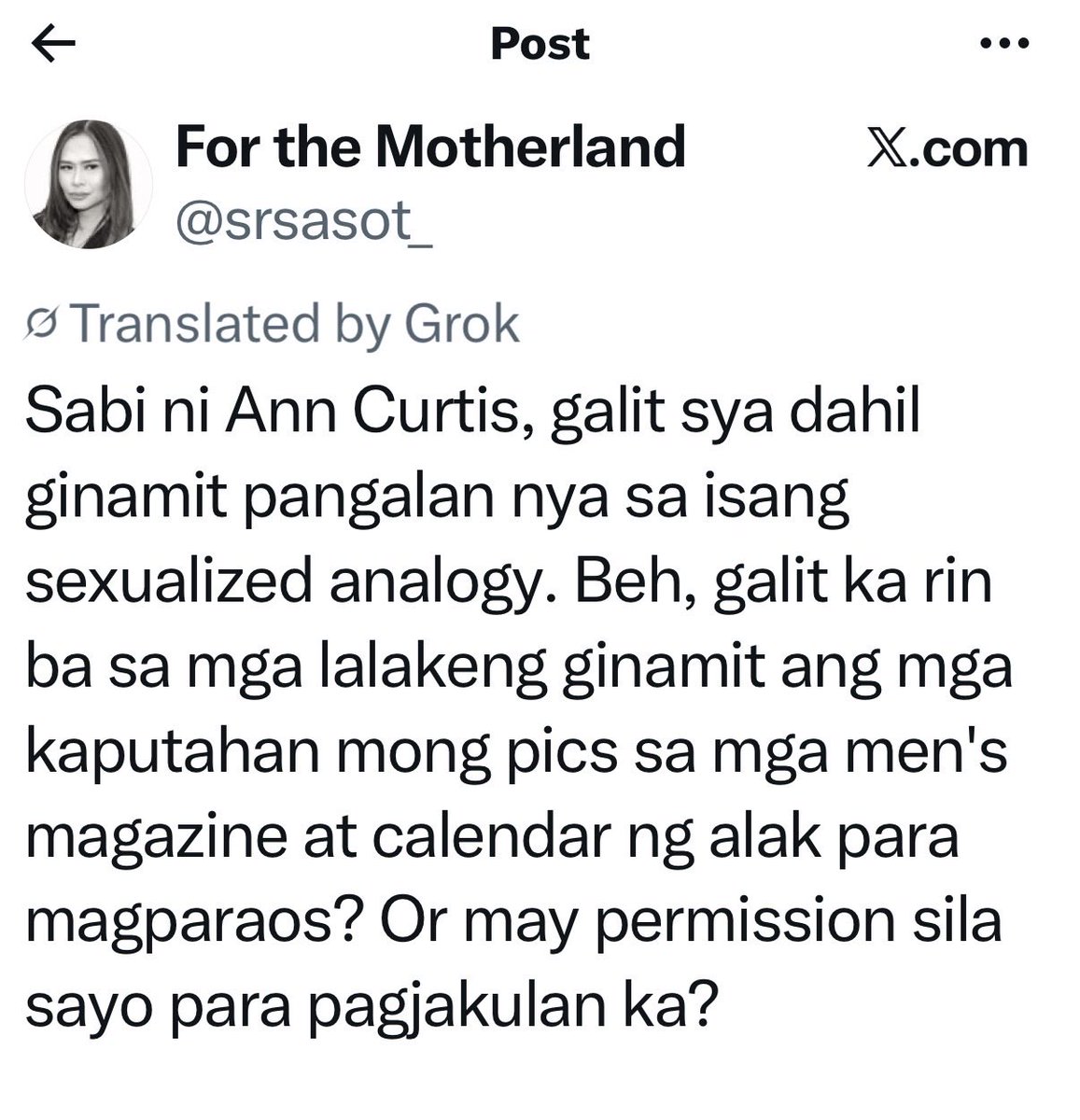 jce059's tweet photo. Pakisama to ⁦@annecurtissmith⁩ in “seeking legal advice.” https://t.co/k0kVBHMjxq