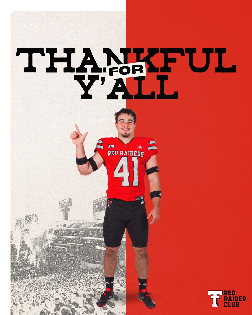 brock_golwas15's tweet photo. Red Raider Nation showed up all season long, and that support meant everything. Thank you to the fans and donors who stayed with us, showed love, and helped make this year one we’ll never forget.  
🔗 https://t.co/O6fgwpwhfb https://t.co/b02xuQ6QWU