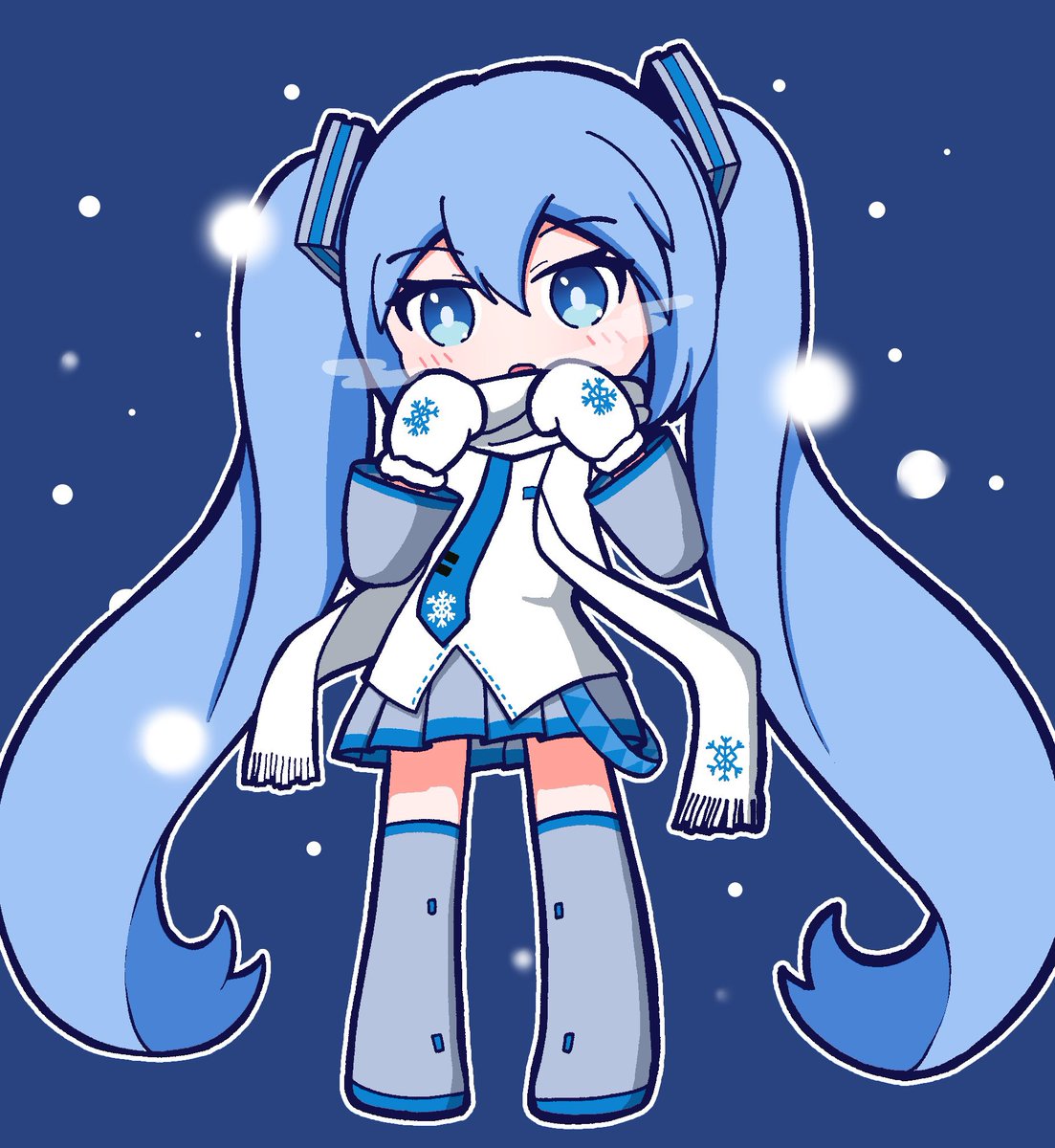 EHOUMAKI_4th's tweet photo. #雪ミク https://t.co/H7t55l3LxB