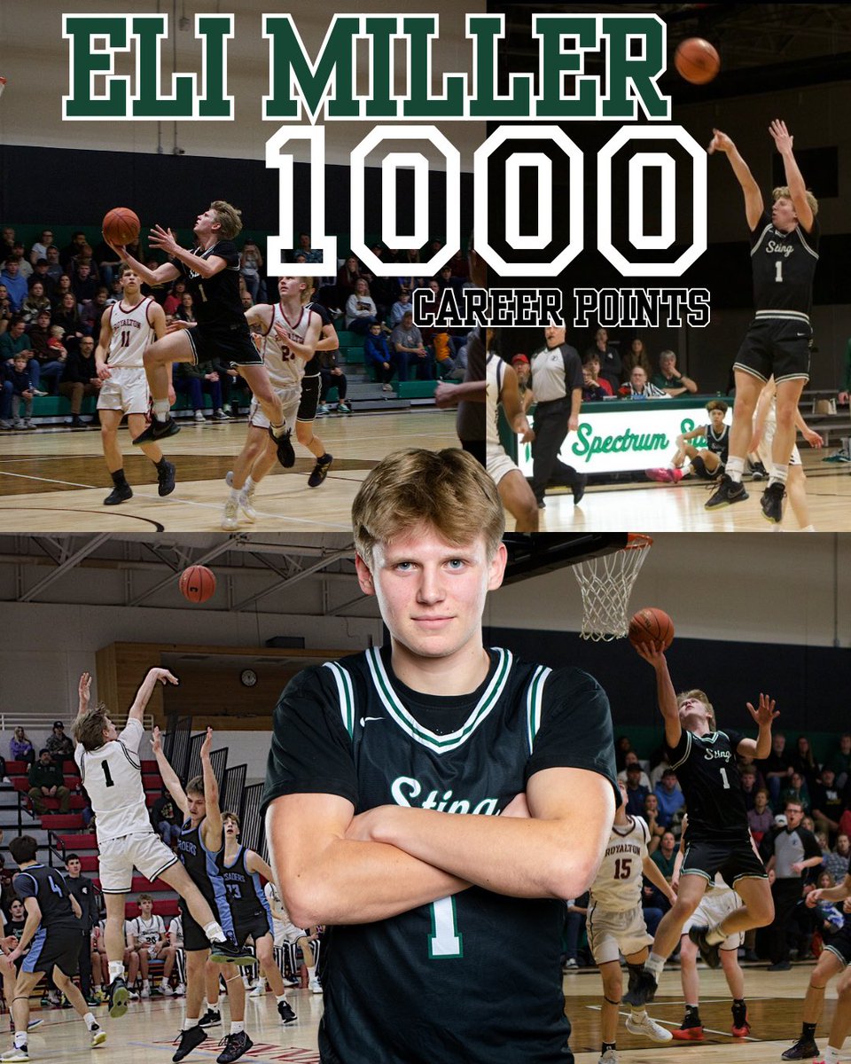 Spectrum_Hoops's tweet photo. S/O to Spectrum Senior Eli Miller on hitting 1K points today! 

Eli ended his career as the Spectrum career assists leader, the single season assists and steals leader and top 10 in career rebounds! #together https://t.co/rKnhSuiu85