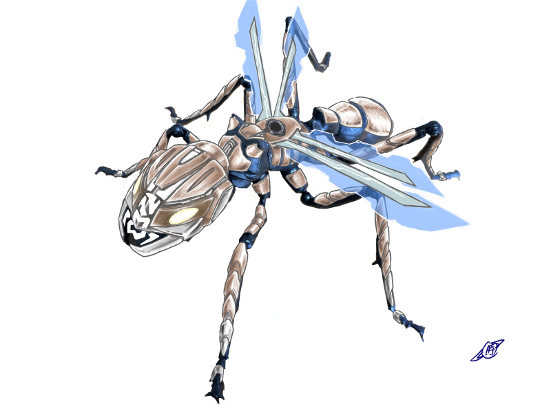 They considered animals like Dog &amp; Turtle but they settled on an Ant Gavan for Gavan Armaiz (still don't know how its spelled)