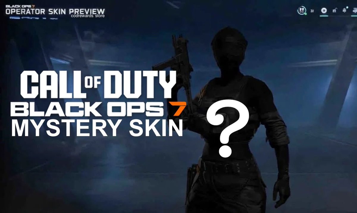 CODBO7Shop's tweet photo. Mystery Skins for Black Ops 7 and Warzone are available now! 👀 

A rare skin guaranteed every time…

Mystery Skins here: https://t.co/UZBDV6112m https://t.co/we6gFhKfNZ