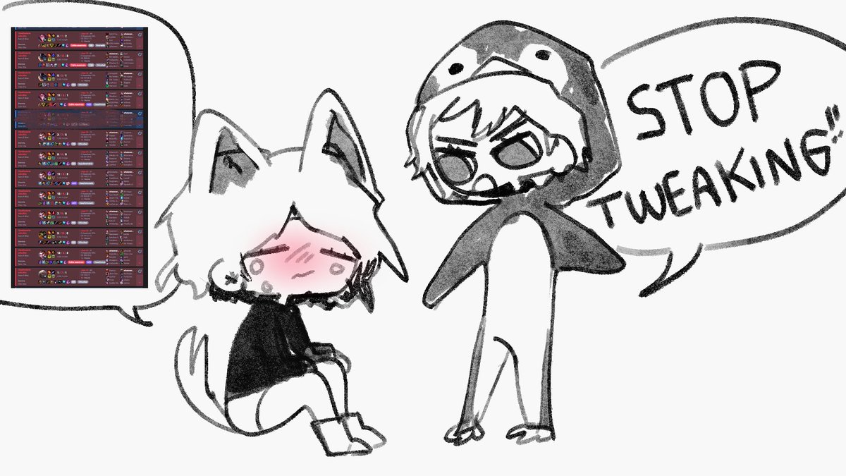 pwoonart's tweet photo. doodle request from my stream today (stop tweaking guys) https://t.co/zLnfOYVr5L