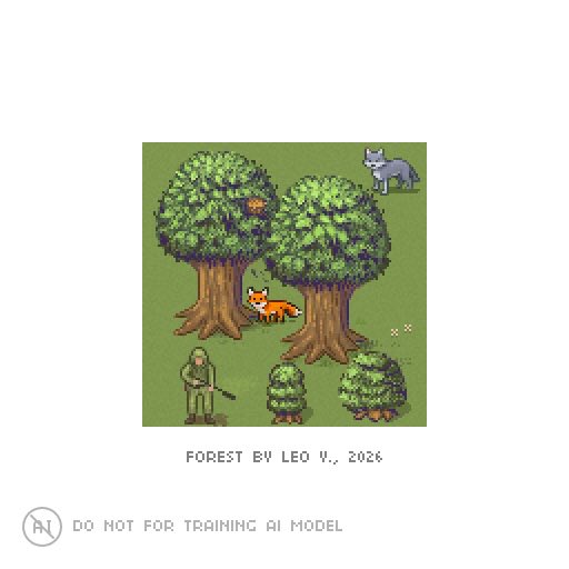 leoy_io's tweet photo. More forest elements #pixelart #ドット絵 https://t.co/9TGMvuGjmp