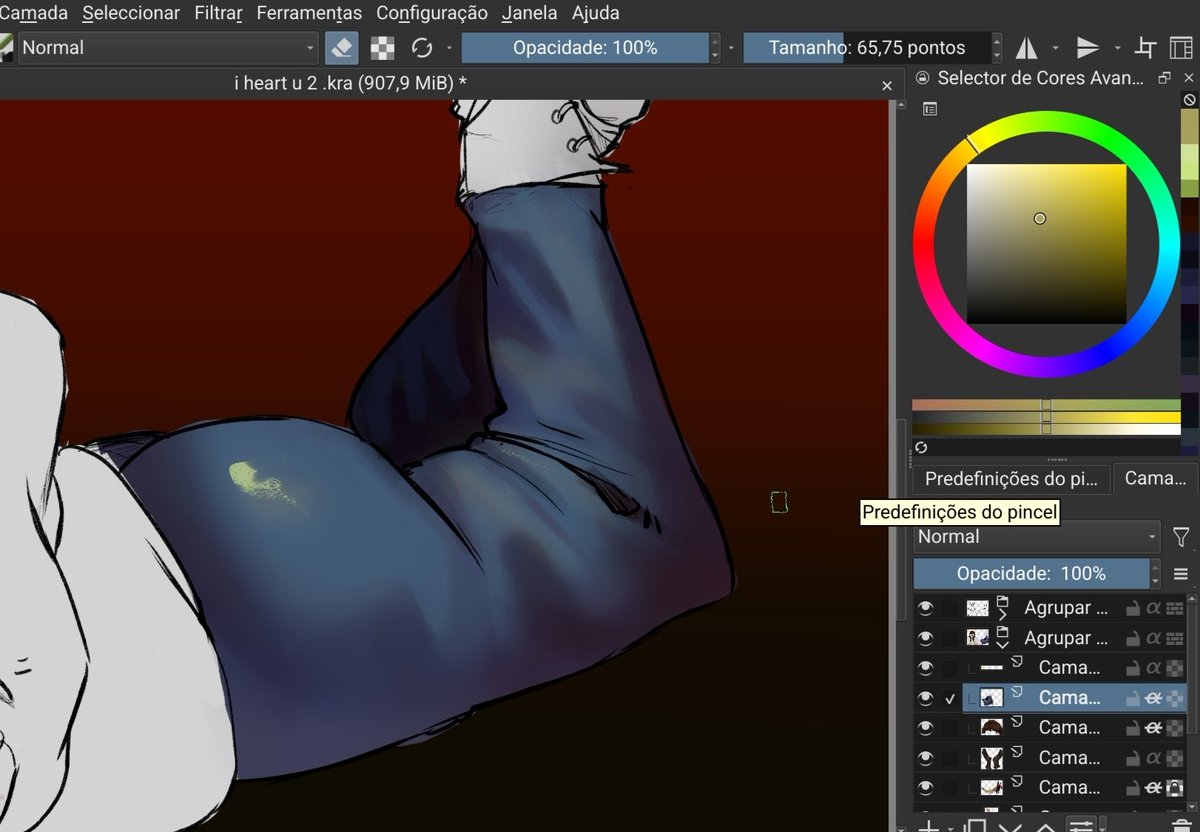 His Buttchecks

#wip #TicciToby