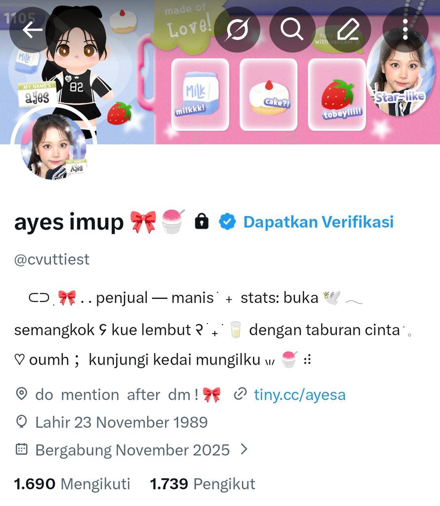 ayes imup 🎀 tweet media