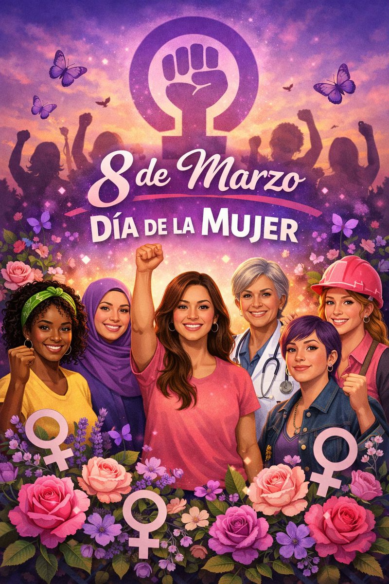 MariBaos's tweet image. Feliz día de la Mujer 💜💜💜💜💜 #fyppppppppppppppppppppppp