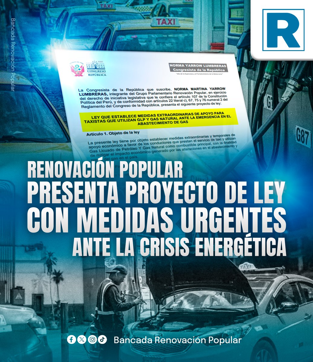 Bancada Renovación Popular (Oficial) tweet media